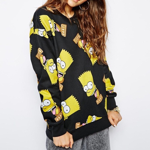 Joyrich Tops - Joyrich Bart Simpson Crewneck Sweatshirt
